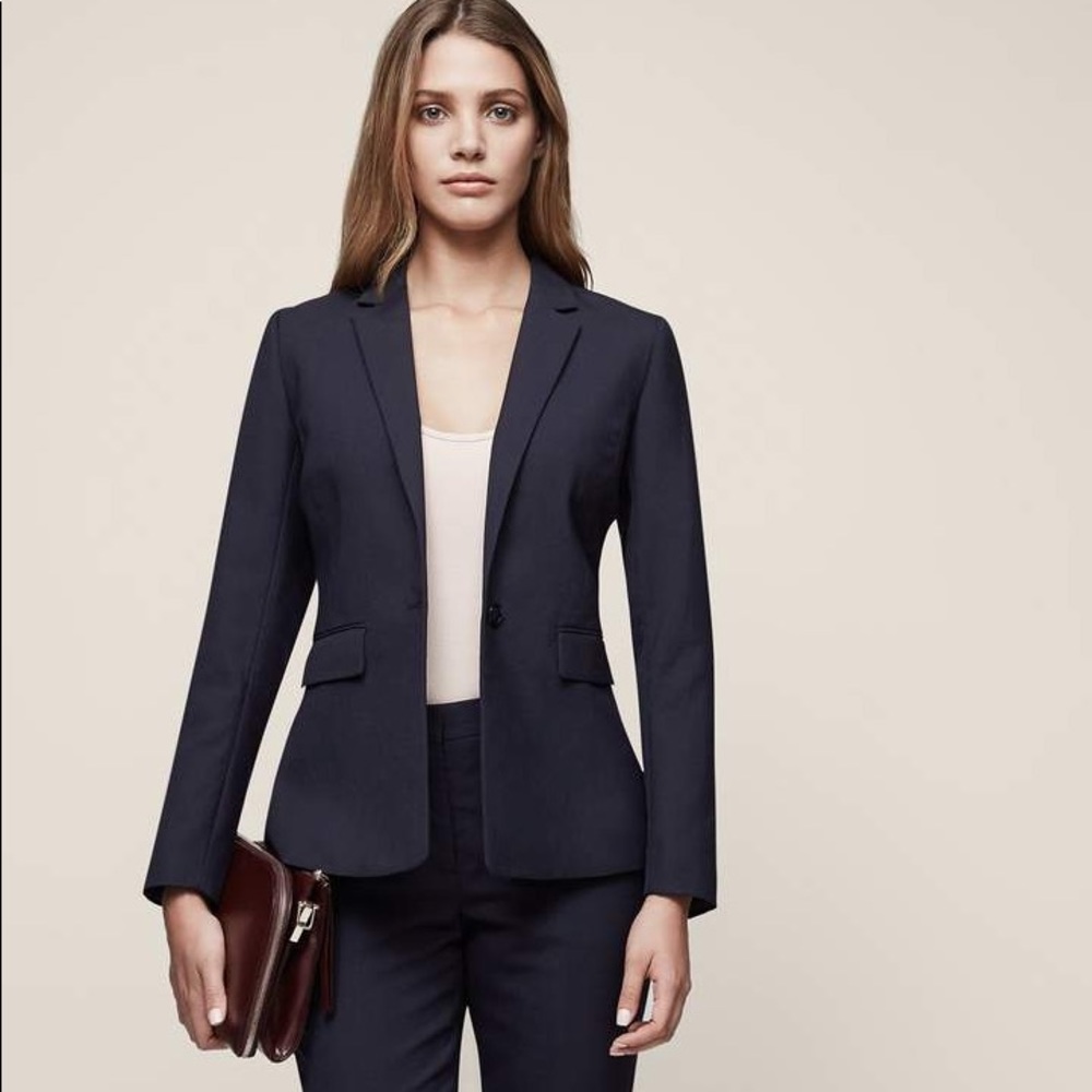 Reiss Faulkner Jacket Navy Size 0